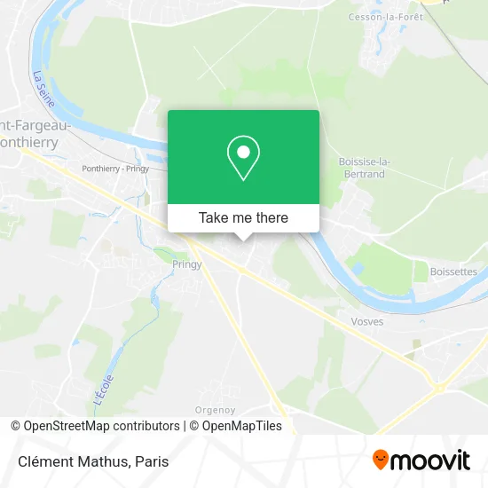 Mapa Clément Mathus