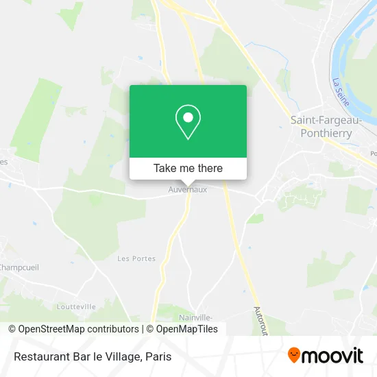 Restaurant Bar le Village map