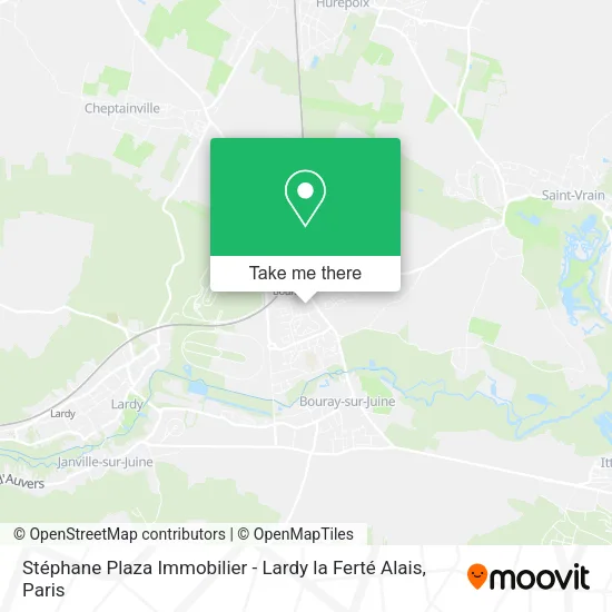 Stéphane Plaza Immobilier - Lardy la Ferté Alais map