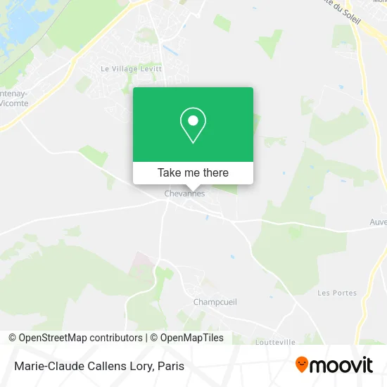 Marie-Claude Callens Lory map