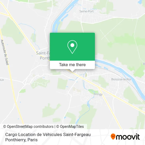 Cargo Location de Véhicules Saint-Fargeau Ponthierry map