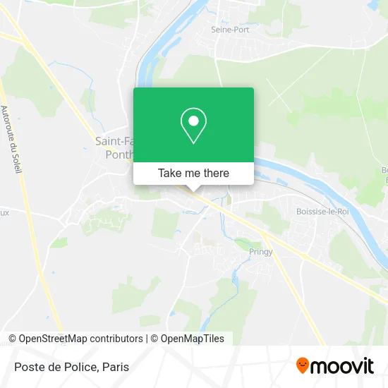 Poste de Police map