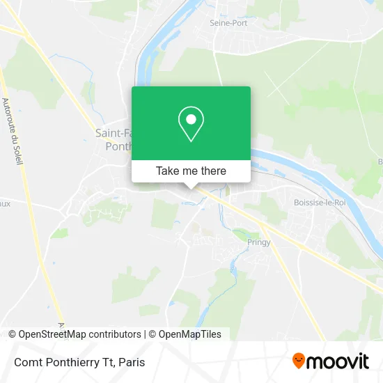 Comt Ponthierry Tt map