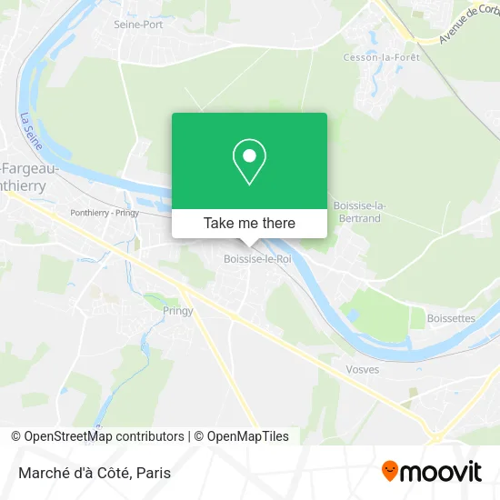 Marché d'à Côté map