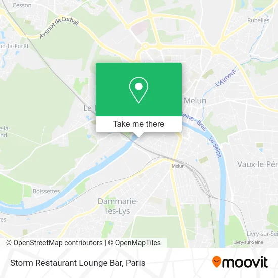 Storm Restaurant Lounge Bar map