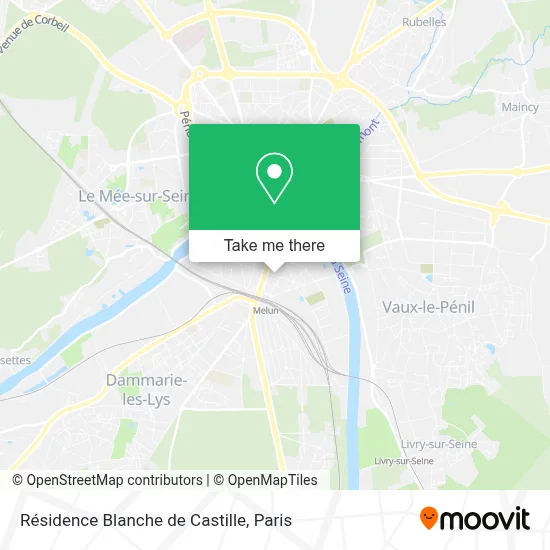 Résidence Blanche de Castille map