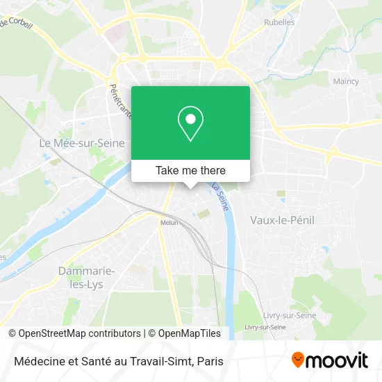 Médecine et Santé au Travail-Simt map