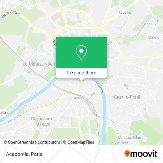 Acadomia map