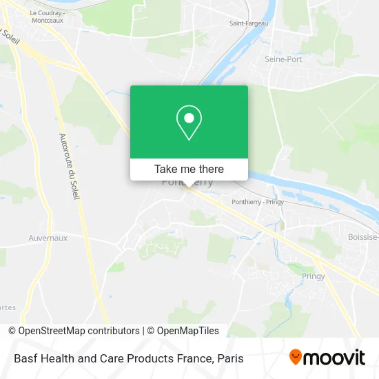 Basf Health and Care Products France map