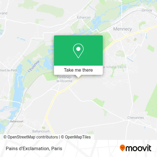 Pains d'Exclamation map