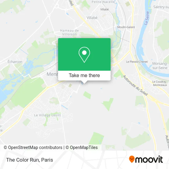 The Color Run map