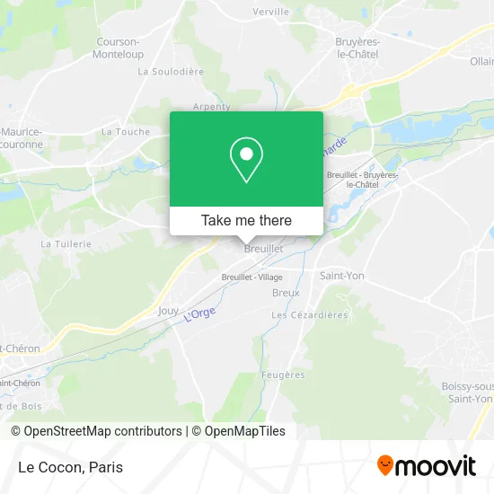 Le Cocon map