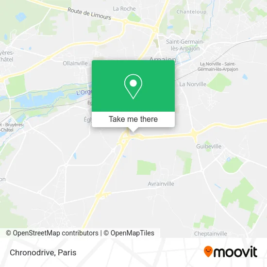 Chronodrive map