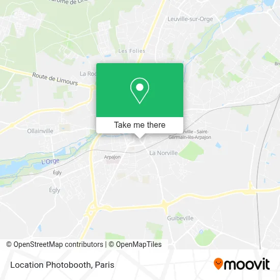 Location Photobooth map