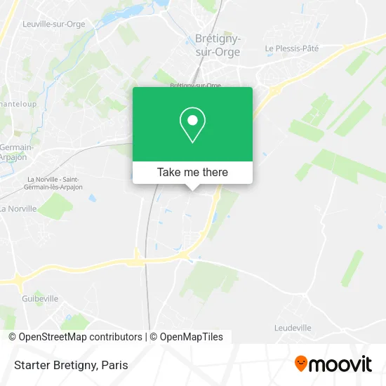 Starter Bretigny map
