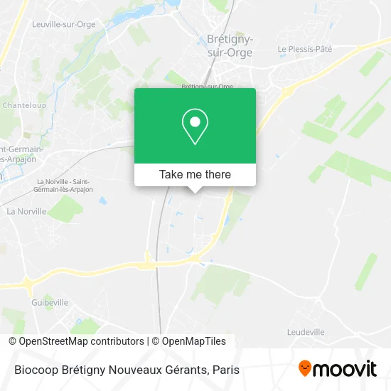 Biocoop Brétigny Nouveaux Gérants map