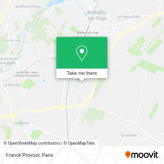 Franck Provost map
