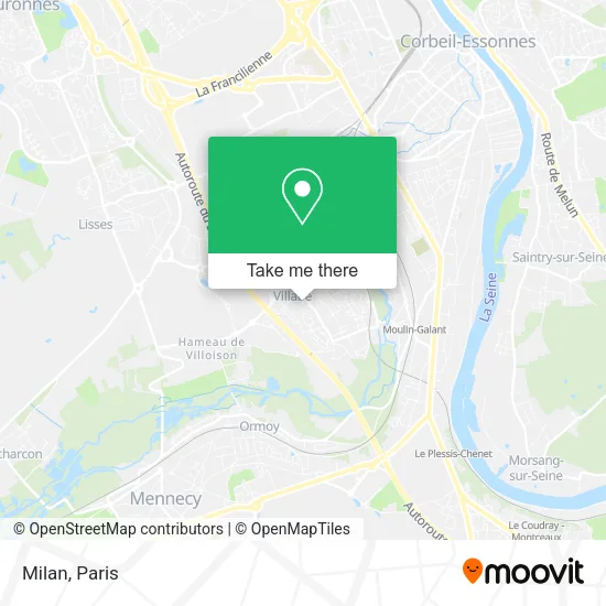 Milan map