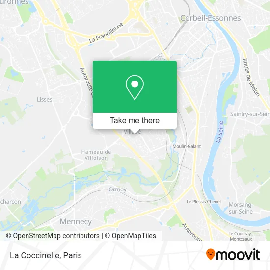 La Coccinelle map