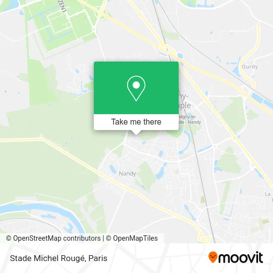 Mapa Stade Michel Rougé