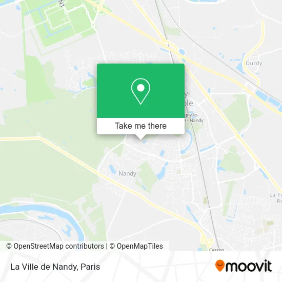 La Ville de Nandy map
