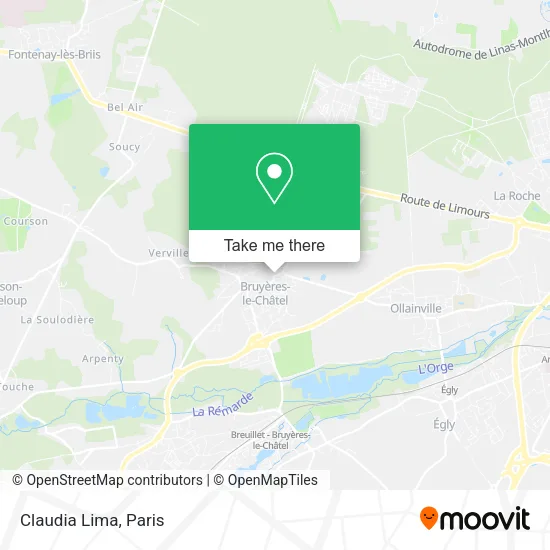 Claudia Lima map