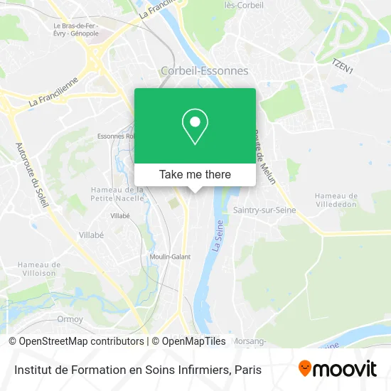 Institut de Formation en Soins Infirmiers map