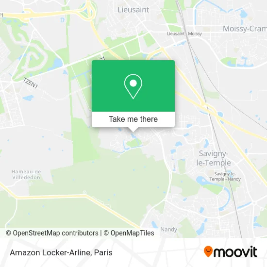 Amazon Locker-Arline map