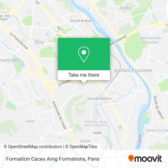 Formation Caces Amg Formations map