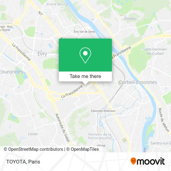 TOYOTA map
