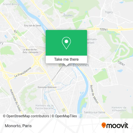 Monorto map