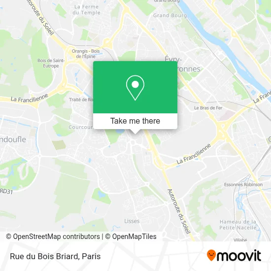 Rue du Bois Briard map
