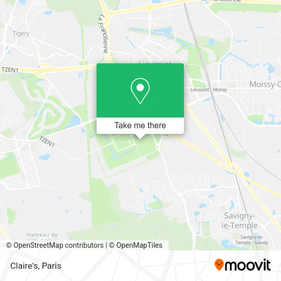Claire's map