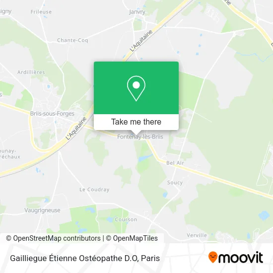Gailliegue Étienne Ostéopathe D.O map