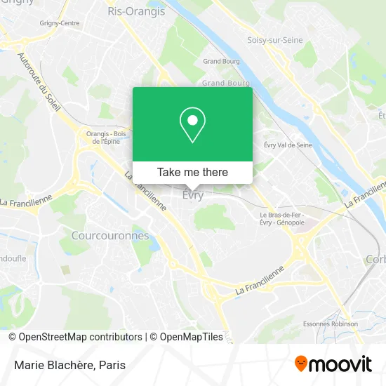 Marie Blachère map