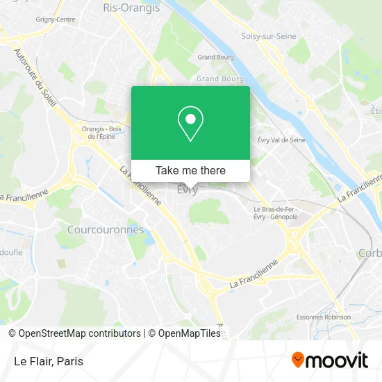Le Flair map