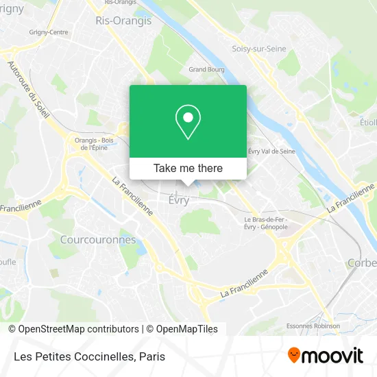 Les Petites Coccinelles map