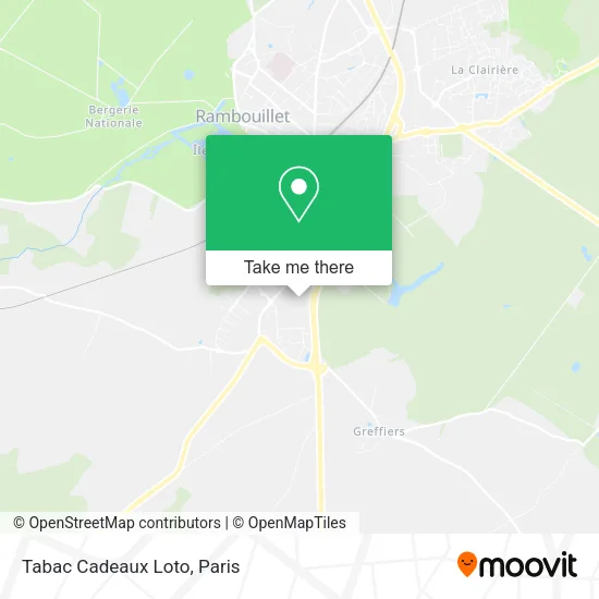 Tabac Cadeaux Loto map