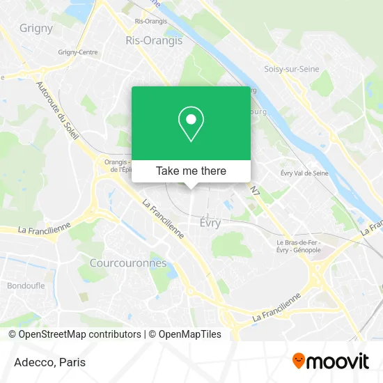 Adecco map