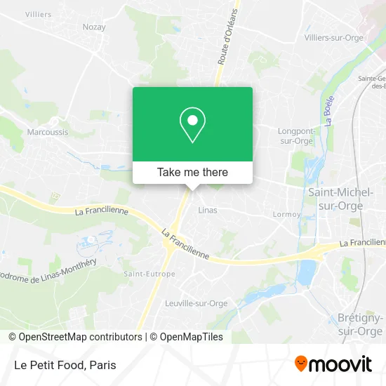 Le Petit Food map