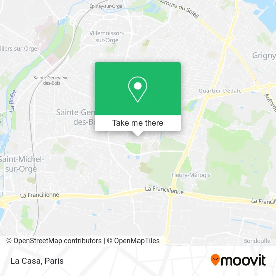 La Casa map