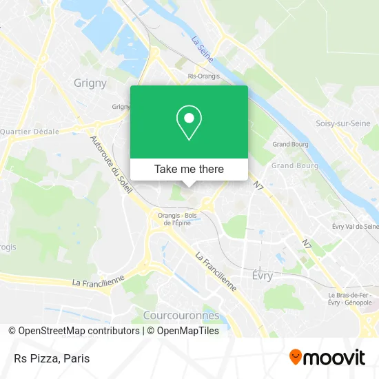 Rs Pizza map