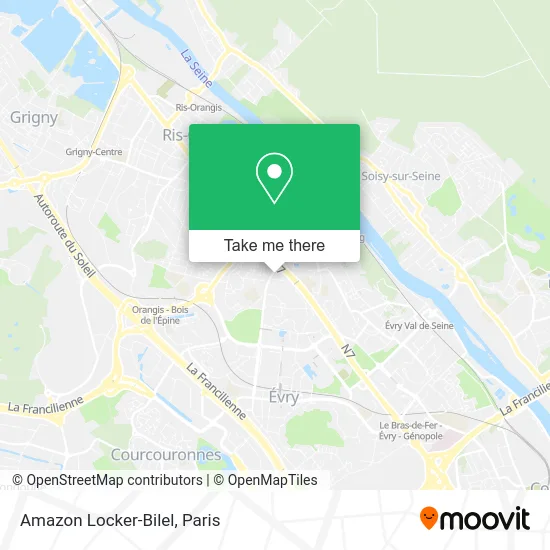 Amazon Locker-Bilel map