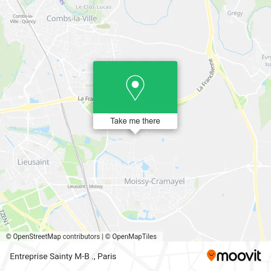 Entreprise Sainty M-B . map