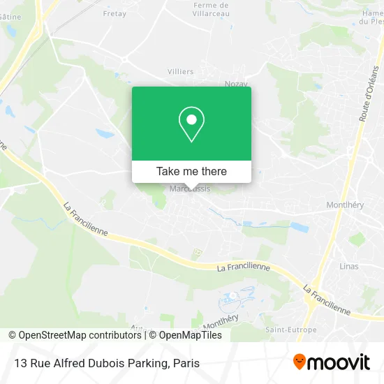 13 Rue Alfred Dubois Parking map