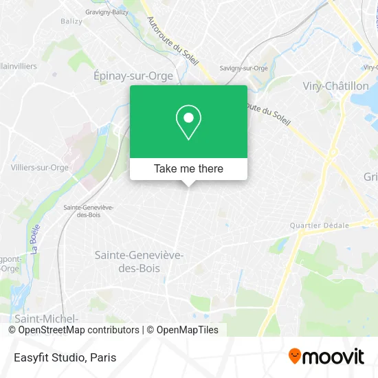 Easyfit Studio map