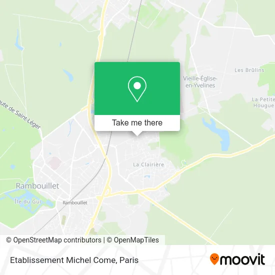 Etablissement Michel Come map