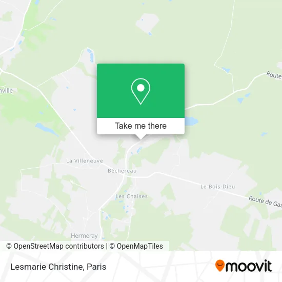 Lesmarie Christine map