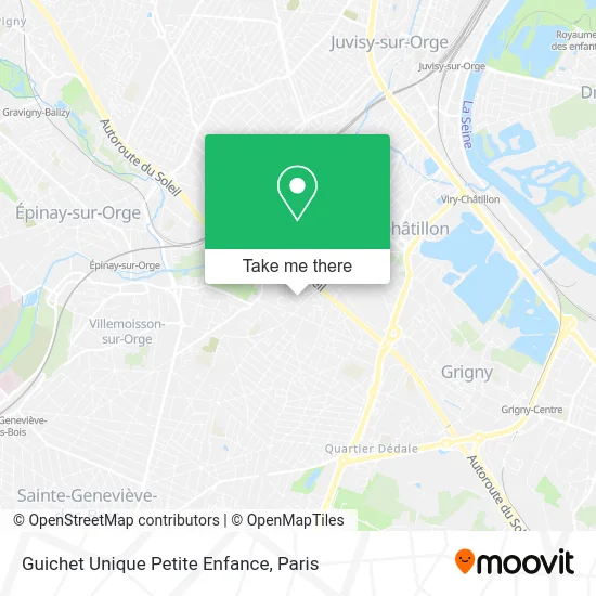 Guichet Unique Petite Enfance map