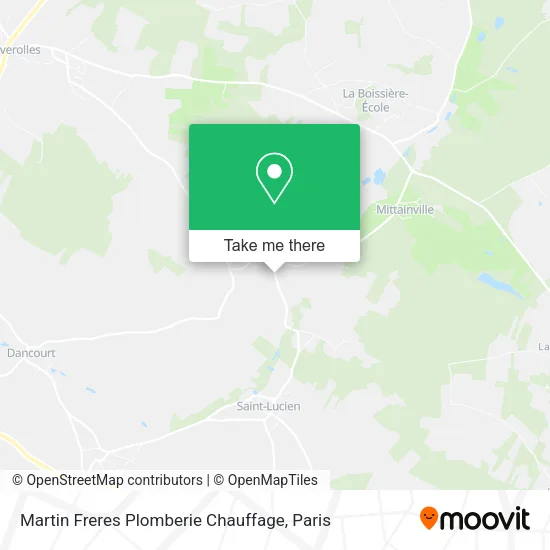 Martin Freres Plomberie Chauffage map